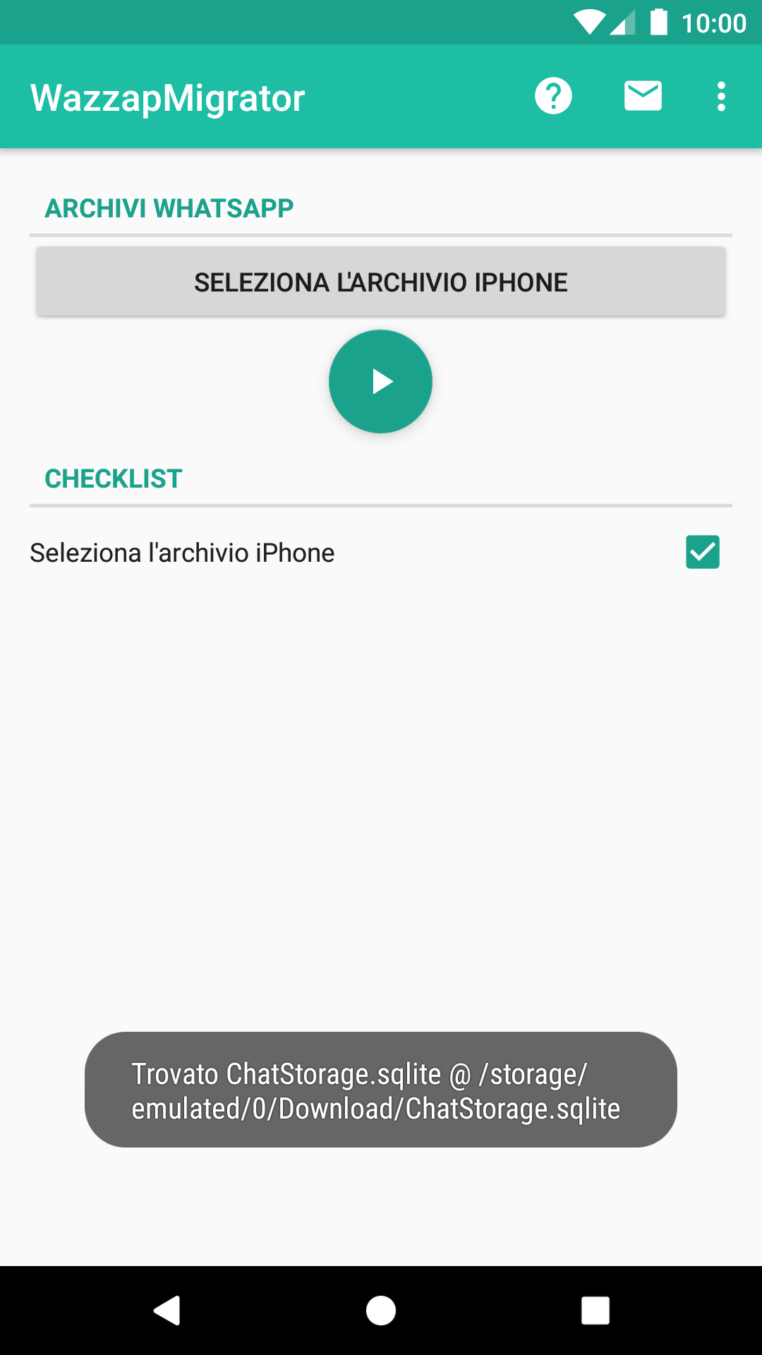 screenshot app progress