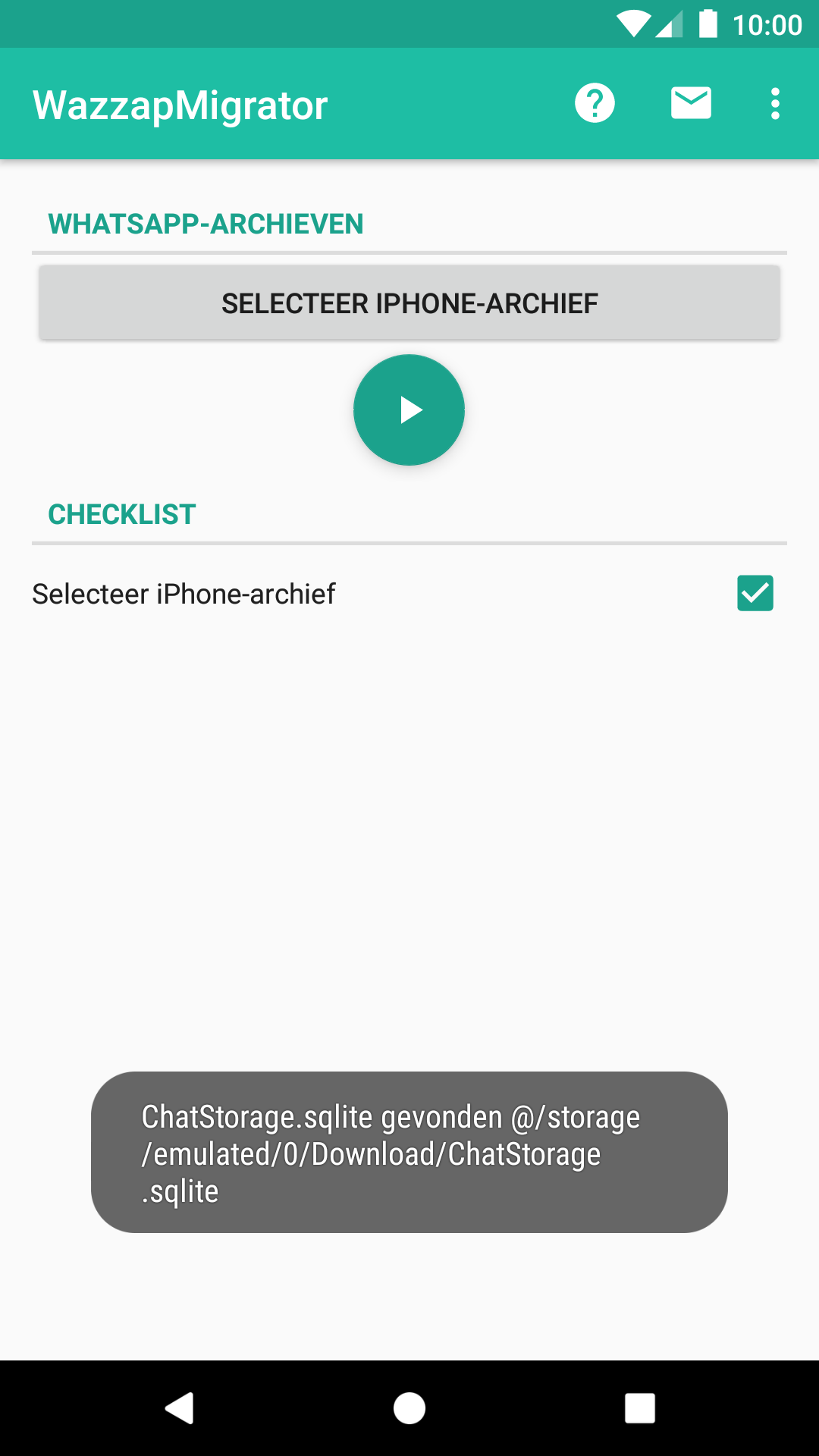 screenshot app progress
