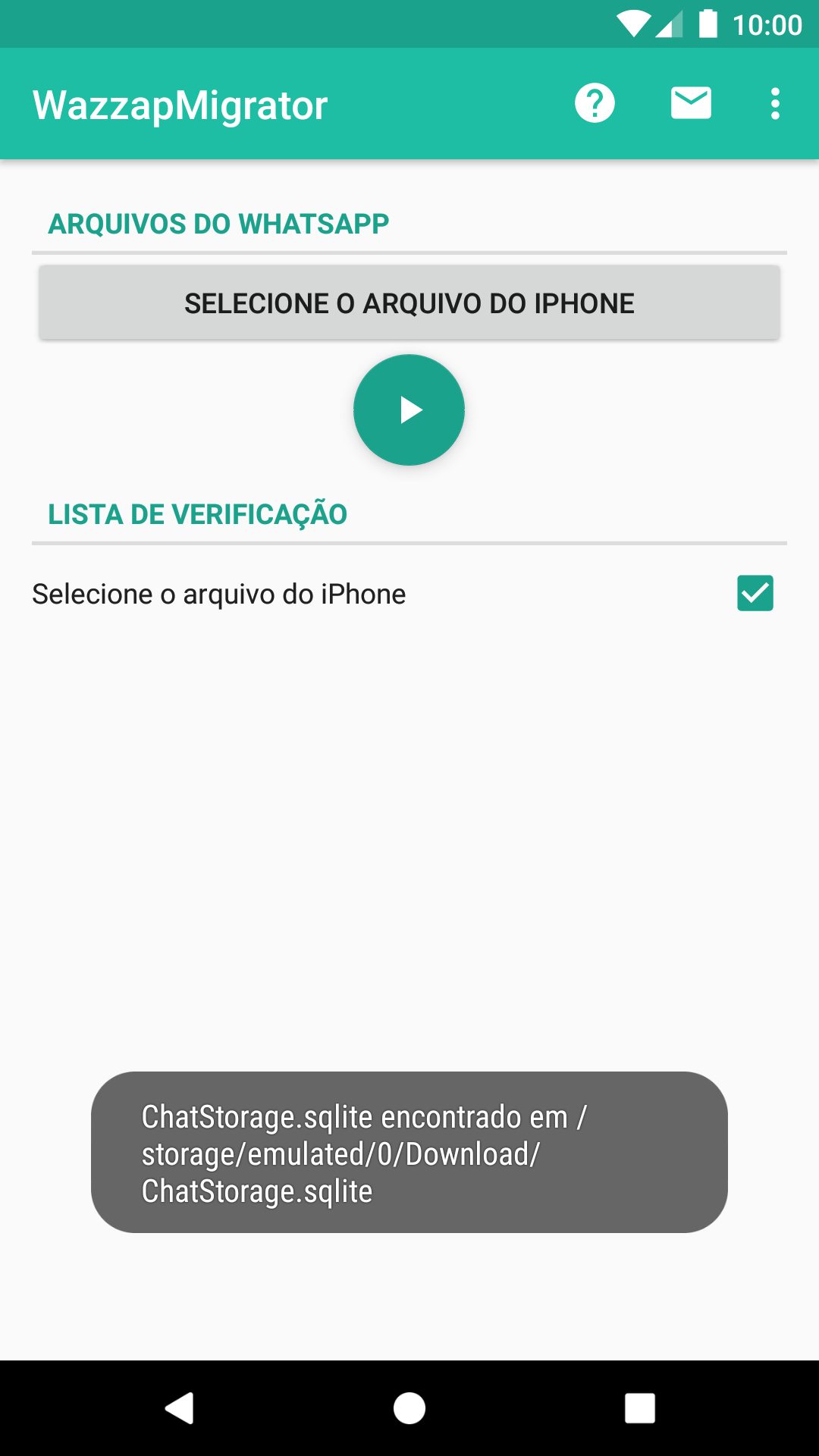 screenshot app progress