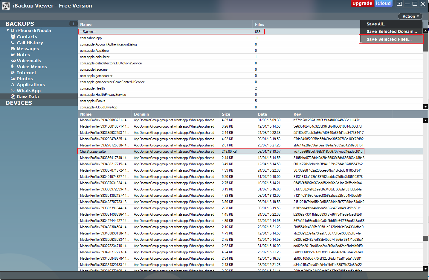 iBackup Viewer - Step 5