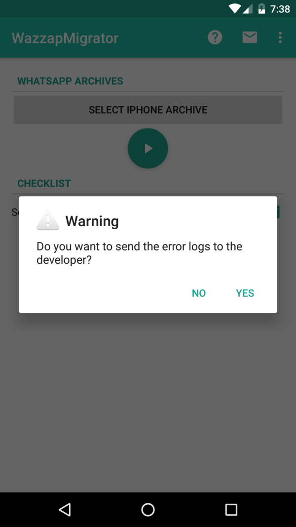 How to send logs - Accept